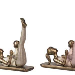 MUJER CON NIÑA RESINA SURTIDOS 16x6x17 CM