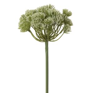 FLOR ALLIUM POLIESTER BLANCA 20x20x65 CM