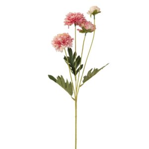 FLORES ROSAS POLIESTER ROSA 20x20x62 CM