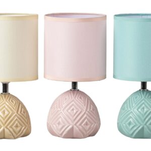 LAMPARA SOBREMESA CERAMICA SURTIDOS 13x13x26 CM