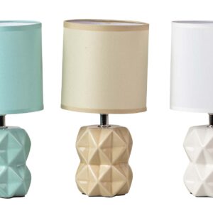 LAMPARA SOBREMESA CERAMICA SURTIDOS 13x13x26 CM