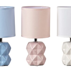 LAMPARA SOBREMESA CERAMICA SURTIDOS 13x13x26 CM