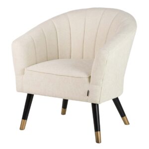 SILLON CHENILLA BEIGE 70x72x80 CM