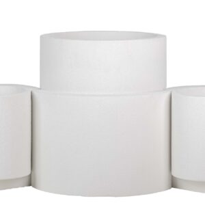 SET 3 MACETEROS POLIRESINA 100x47x51 CM