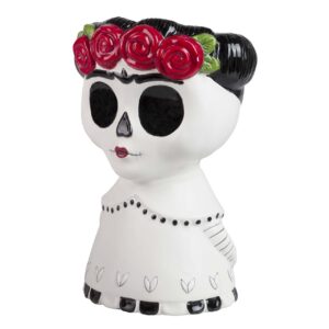 MACETERO CERAMIA CALAVERA MEXICANA 21x17x31 CM