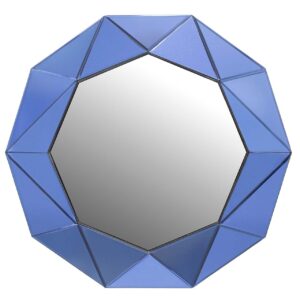 ESPEJO PARED AZUL ARES 80x6x80 CM