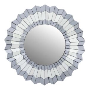 ESPEJO PARED GRIS HELA 80x5x80 CM