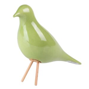 PAJARO CERAMICA VERDE 25x10x21 CM