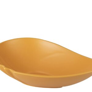 CENTRO DE MESA CERAMICA AMARILLO 40x27x10 CM