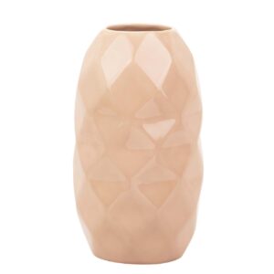 JARRON CERAMICA ROSA 17x17x30 CM