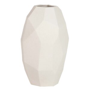 JARRON CERAMICA BEIGE 27x27x48 CM
