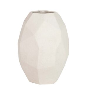 JARRON CERAMICA BEIGE 25x25x36 CM