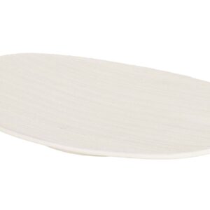 CENTRO DE MESA CERAMICA BEIGE 39x25x4 CM