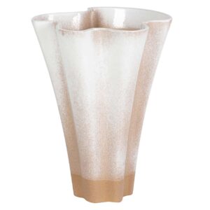 JARRON CERAMICA BEIGE 26x26x35 CM