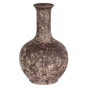 JARRON CERAMICA MARRON 22x22x35 CM