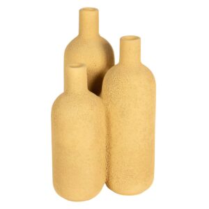 JARRON CERAMICA AMARILLO 16x16x29 CM