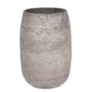 JARRON CERAMICA NEGRO GRIS 20x20x31 CM