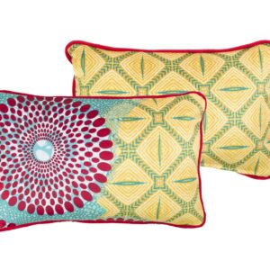 COJIN VELVET ABSTRACTO 45x30 CM