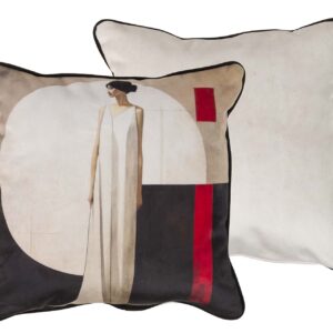 COJIN VELVET SEÑORA 45x13x45 CM