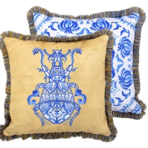 COJIN ESCARABAJO VELVET 45x13x45 CM