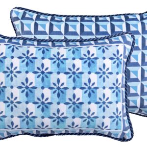 COJIN GEOMETRICO VELVET 60x13x45 CM