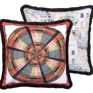 COJIN CLASSIC EDIFICIOS VELVET 45x13x45 CM