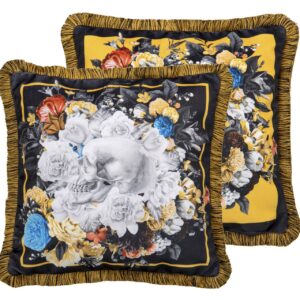 COJIN CLASSIC FLORES VELVET 45x13x45 CM