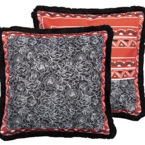 COJIN CLASSIC GEOMETRIA VELVET 45x13x45 CM
