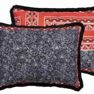 COJIN CLASSIC GEOMETRIA VELVET 60x13x45 CM