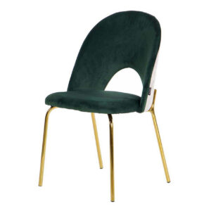 SILLA VELVET VERDE GRIS 49x53x87CM