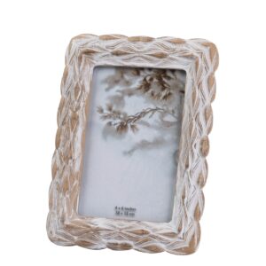 PORTAFOTOS RESINA NATURAL 10x15 CM
