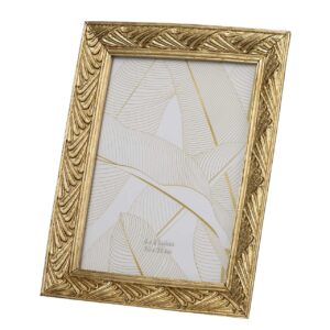 PORTAFOTOS RESINA DORADO 15x20 CM