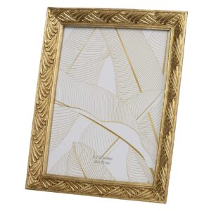 PORTAFOTOS RESINA DORADO 20x25 CM