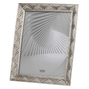 PORTAFOTOS RESINA PLATEADO 20x25 CM