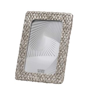 PORTAFOTOS RESINA PLATEADO 10x15 CM