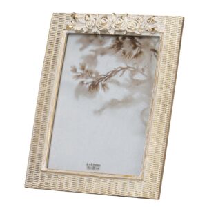 PORTAFOTOS RESINA DORADO 15x20 CM