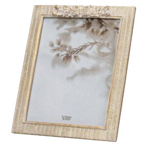 PORTAFOTOS RESINA DORADO 20x25 CM