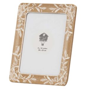 PORTAFOTOS RESINA NATURAL BLANCO 20x25 CM