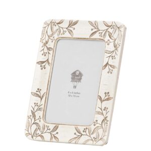 PORTAFOTOS RESINA BLANCO ANTIQUE 10x15 CM