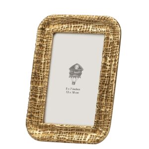PORTAFOTOS RESINA DORADO 13x18 CM