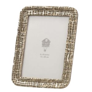 PORTAFOTOS RESINA PLATEADO 15x20 CM