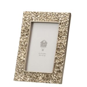 PORTAFOTOS RESINA PLATEADO 10x15 CM