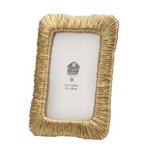 PORTAFOTOS RESINA DORADO 13x18 CM