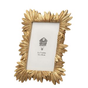 PORTAFOTOS RESINA DORADO 13x18 CM