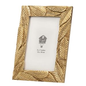 PORTAFOTOS RESINA DORADO 13x18 CM