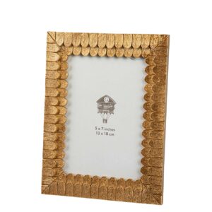 PORTAFOTOS RESINA DORADO 13x18 CM