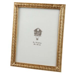 PORTAFOTOS RESINA DORADO 20x25 CM