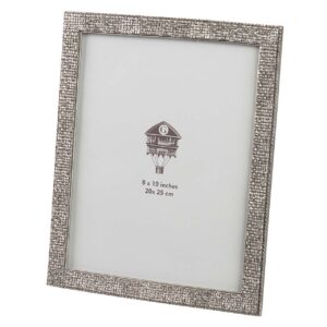 PORTAFOTOS RESINA PLATEADO 20x25 CM