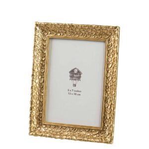 PORTAFOTOS RESINA DORADO 13x18 CM