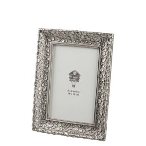 PORTAFOTOS RESINA PLATEADO 10x15 CM